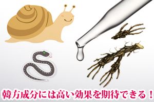 韓国コスメは日本では使われない高い効果を期待できる成分が含まれている
